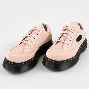 Dr. Martens Pink Leather Suede Shoes Buzz New w box